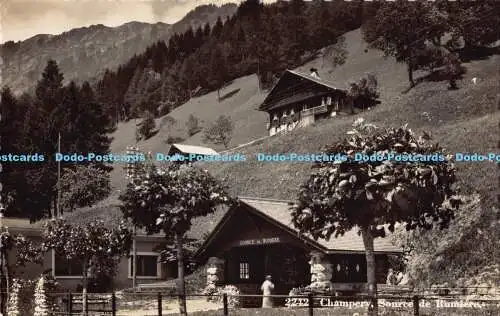 R187255 2212. Champery. Source de Rumiere. O. Sartori