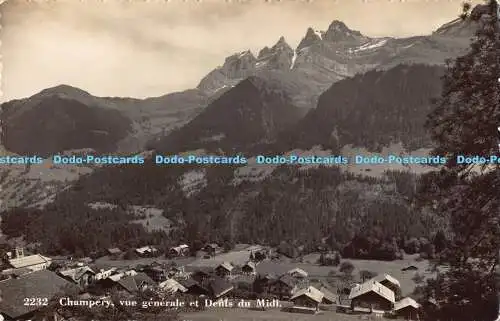 R187294 2232. Champery vue generale et Dents du Midi. O. Sartori