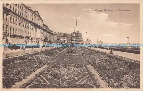 R188333 Teppichgärten. Eastbourne. Postkarte