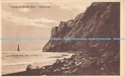 R188337 Evening at Beachy Head. Eastbourne. Postkarte