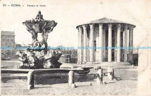 R189398 91. Roma. Tempio di Vesta