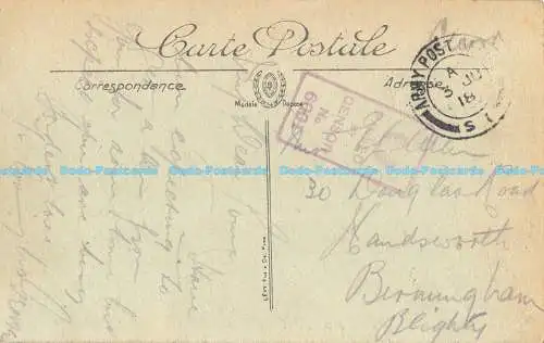 R187422 Abbeville. Le Square de la Porte du Bois. LL. Levy Fils. 1918