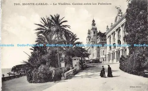 R188477 Monte Carlo. Le Theatre. Casino entre les Palmiers