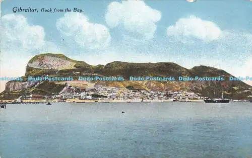 R190968 Gibraltar. Felsen aus der Bucht. Millar und Lang. Nr. 1
