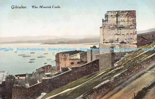 R190971 Gibraltar. Die maurische Burg. Millar und Lang. Malin
