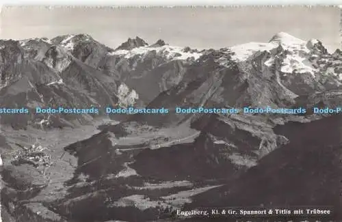 R190995 Engelberg. Kl. und Gr. Spannort und Titlis mit Trubsee. Globetrotter Gmb