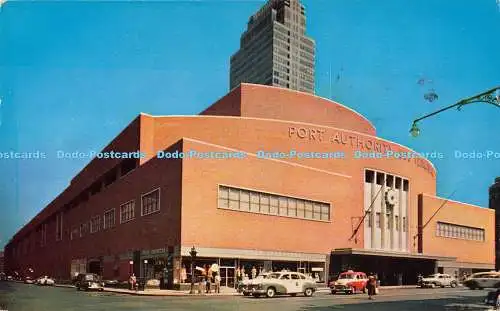 R191012 Port Authority Bus Terminal. New York. N.Y. Manhattan Post Card Pub. Pl