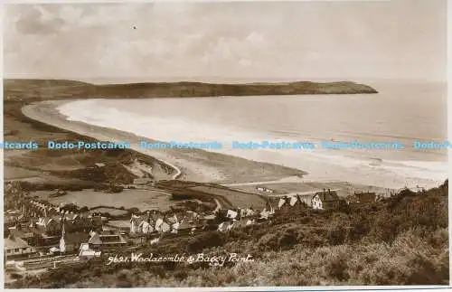 R191015 Woolacombe und Baggy Point. Süßer. Nr 9621. RP