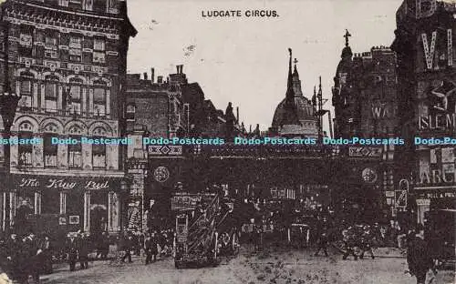 R188532 Ludgate Circus. Die Auto-Fotoserie. 1917