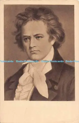 R191019 Bildniskarte Nr. 15. Ludwig van Beethoven. H.V.B