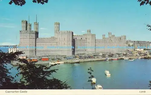 R191029 Caernarfon Castle. Dennis. 1978