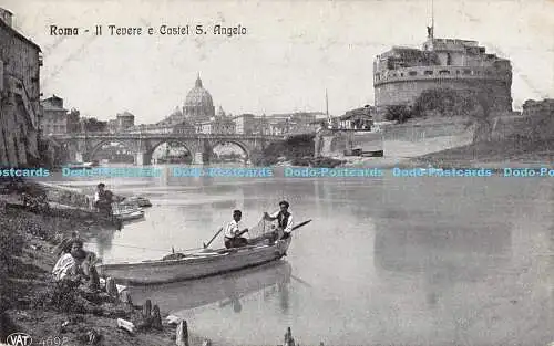 R191035 Roma. Il Tevere e Castel S. Angelo. MwSt. 4692