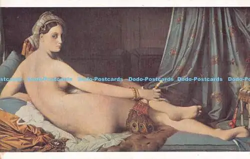 R188594 J. A. Ingres. Der Odalisk. Musee du Louvre. Postkarte