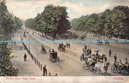R189723 Rotten Row. Hyde Park. London