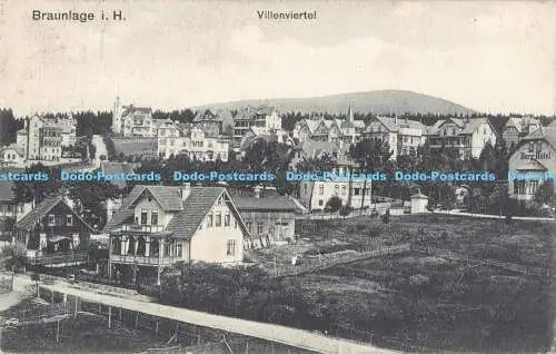 R191245 Braunlage i.H. Villenviertel. Kosmos. 6267