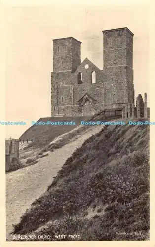 R188776 3. Reculver Church. Westfront. Arbeitsministerium. Krone