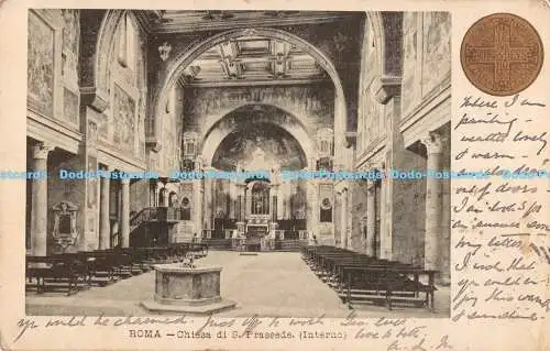 R191286 Roma. Chiesa di S. Prassede. Interno. F.lli Armanino. F.lli Benzo. Rom