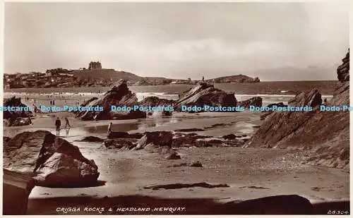 R189873 Crigga Rocks and Headland. Newquay. 28304. E. c. Flinn. RP