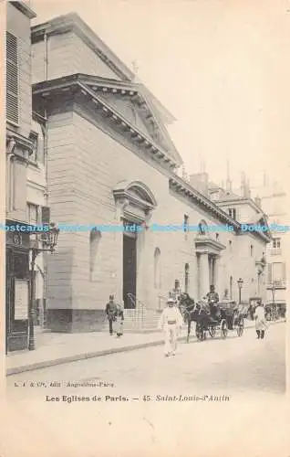 R191337 L.J. und C. Les Eglises de Paris. 45. Saint Louis dAntin