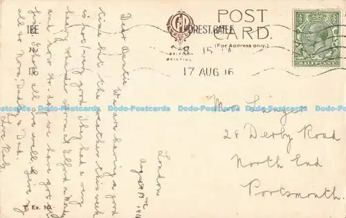 R191352 Tower of London. Blick entlang der Außenstation. Der Turm stammt aus dem Tag