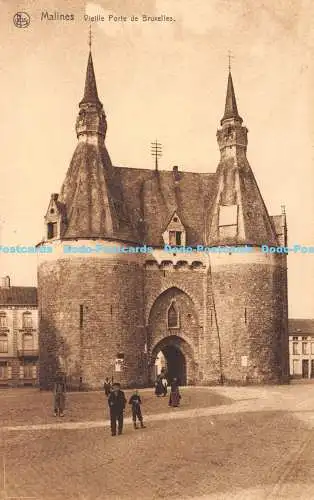 R189955 Malines. Vieille Porte de Bruxelles. Nels. Ern. Thill