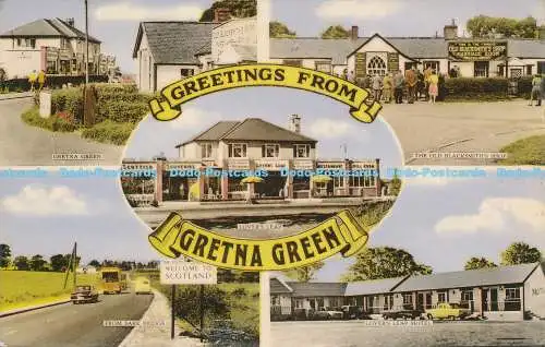 R189964 Grüße von Gretna Green. Mehrfachansicht. M. und L. National. 1960