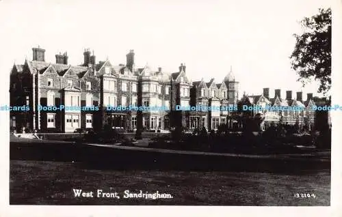 R189966 Westfront. Sandringham. 132104. RP. 1932