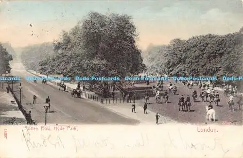 R189988 Rotten Row. Hyde Park. London. Stengel. 1904