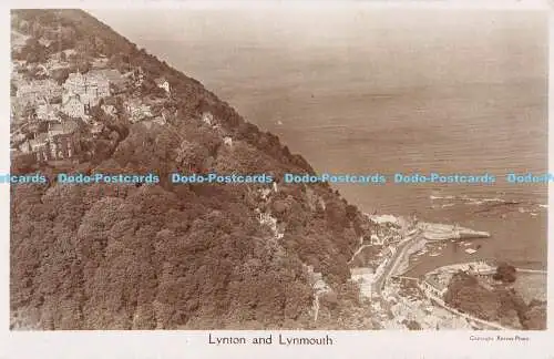 R190040 Lynton und Lynmouth. Reeves Foto. RP