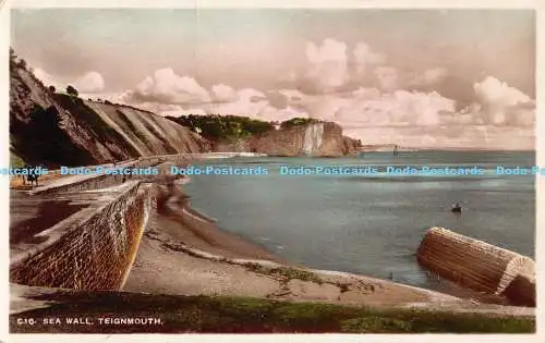 R190063 C. 16. Meereswand. Teignmouth. Excel Serie. RP. 1929