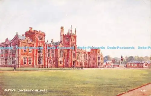 R191579 Queens University. Belfast. Valentinstag. Kunstfarbe. E. W. Trick