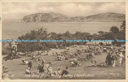 R191636 The Bay from Happy Valley. Llandudno. Frith. 1947