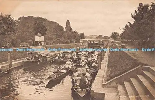 R191639 Molesey Lock Hampton Court. Fotogravur Serie Nr. 1