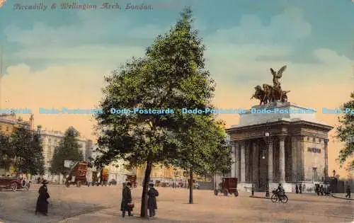 R191646 Piccadilly und Wellington Arch. London. Serie Nr. 329