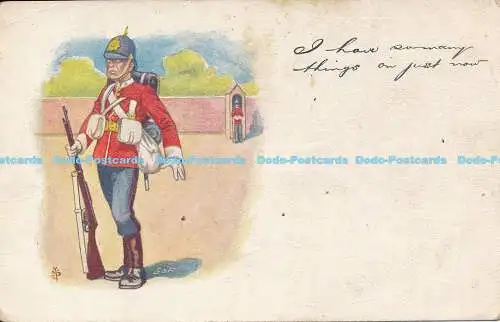 Alte Postkarte R191672. Ein Offizier. Gummistiefel