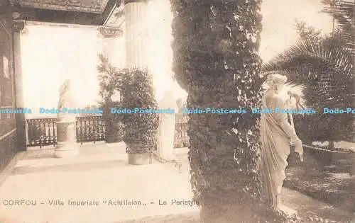 R190286 Corfou. Villa Imperiale Achilleion. Le Peristyle. 3674