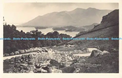 R190317 Ashness Bridge. Derwentwater und Skiddaw. Abrahams Serie