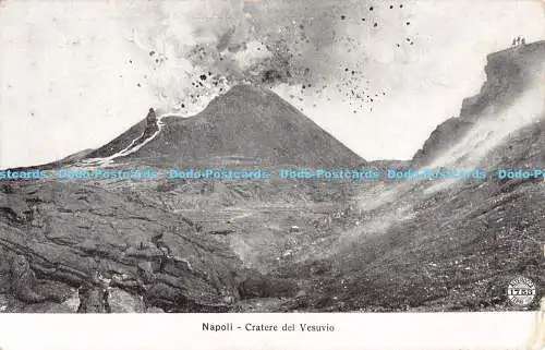 R190344 Napoli. Cratere del Vesuvio. Alterocca Terni. 1753