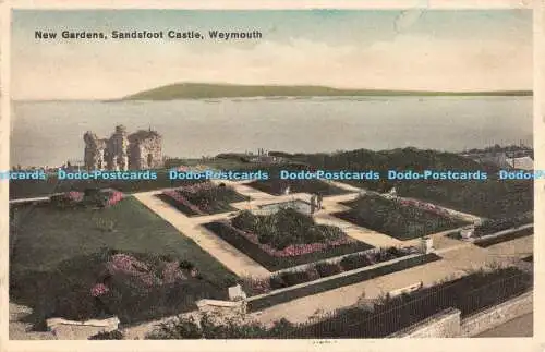 R190351 New Gardens. Sandsfoot Castle. Weymouth. 1939