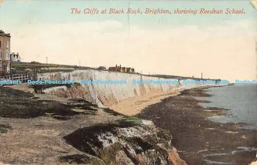 R191765 The Cliffs at Black Rock. Brighton. Rödische Schule zeigen. The Brighton