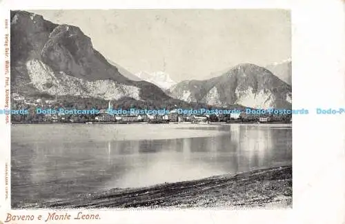 R191778 Baveno e Monte Leone. Gebr. Wehrli. Louis Glaser