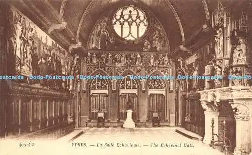 R191811 Ypern. La Salle Echevinale. Die Echevinalhalle. Neurdein. Antony