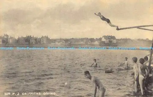 R190404 Mr. F. J. Griffiths Diving. Mostyn House School. Parkgate. Cheshire