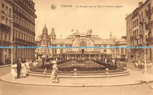 R191821 Nels. Ostende. Le Kursaal vers la Ville et Avenue Leopold. Ern. Thill