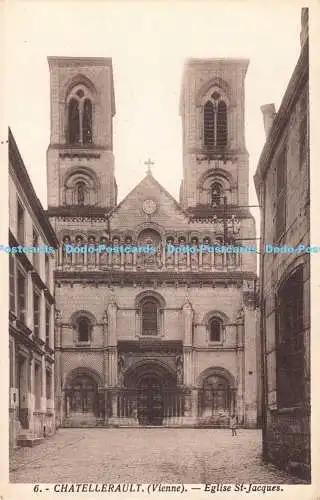 R191856 6. Chatellerault. Vienne. Eglise St. Jacques. Gourdonneau