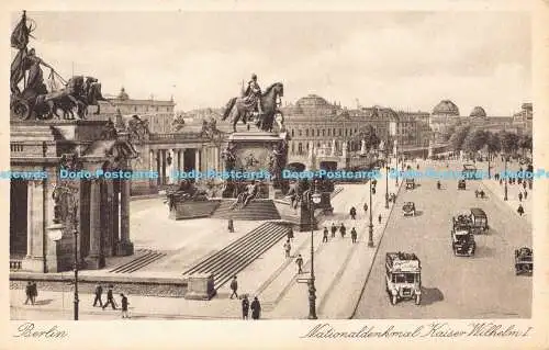 R190452 Berlin. Nationaldenkmal Kaiser Wilhelm I. Gustav Mandel