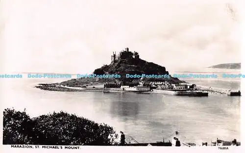 R191948 Marazion. St. Michaels Mount. Photochrom