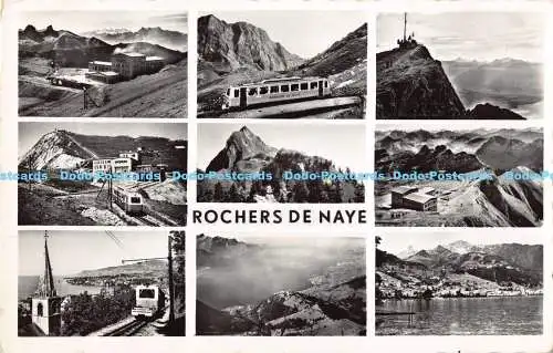 R191981 Rochers de Naye. Leman Ganguin und Laubscher. 1958. Multi View