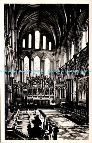 X000070 Ely Cathedral. Presbyterium und Heiligtum. Buchhandlung Münster. S.P.C.