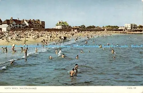 X000312 Walton on Naze. North Beach. Jarrold. Farbe Cotman. 1960